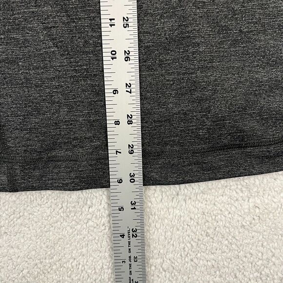 Lululemon T Shirt Mens Large Bolt Tech Heather Black Gray Shirt Silverescent Gym - Picture 7 of 7